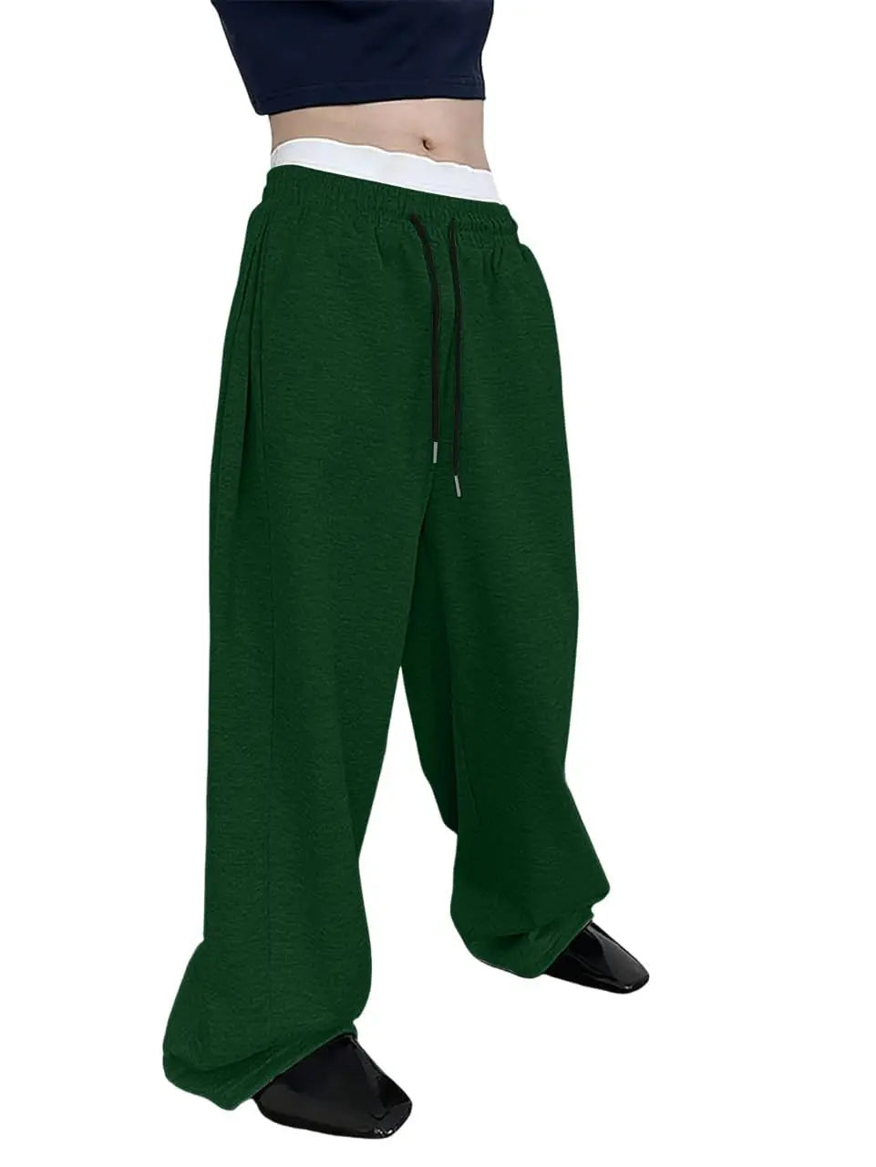 Mens Sweatpants Straight Fit Joggers for Sports and Streetwear Loose Oversized Casual Pant Drawstring Multi-pocket Men Long Pant