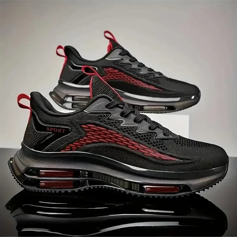 Sneakers Male Trend Red Platform Basketball Shoes Men Casual White Sport Walking Sneakers Men's Trainer