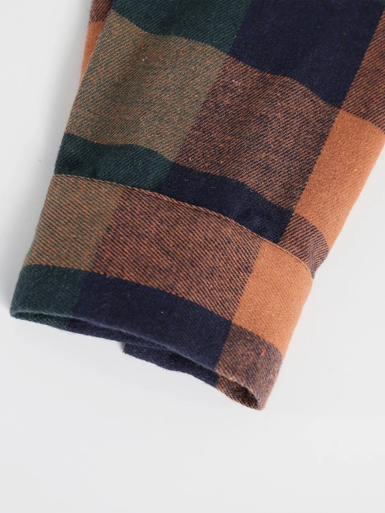 Vintage Plaid Long Sleeve Flannel Shirt Men's Spring Fall Loose Casual Top